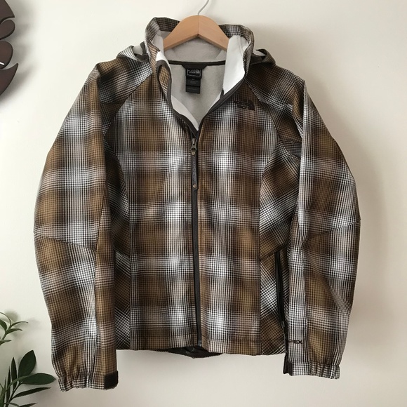 The North Face Jackets & Blazers - The North Face Brown Plaid Morgan Jacket